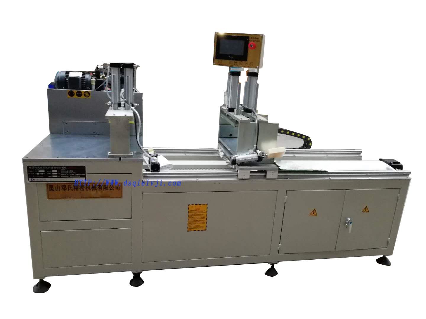 【鎮(zhèn)江】DS-A500鄧氏全自動鋁型材切割機，鋸切門窗丁字型鋁材